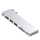 Stacja dokująca do laptopa Satechi Pro Hub Slim (2xUSB-C, 2xUSB-A, HDMI, SD) (silver)